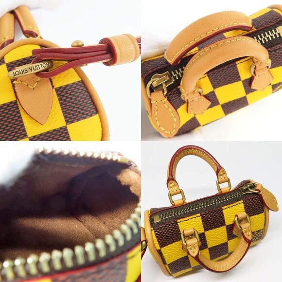 Louis Vuitton Pouch Damier Pop Mini Speedy M01694 Yellow - Gdhardware - Picture 7 of 10